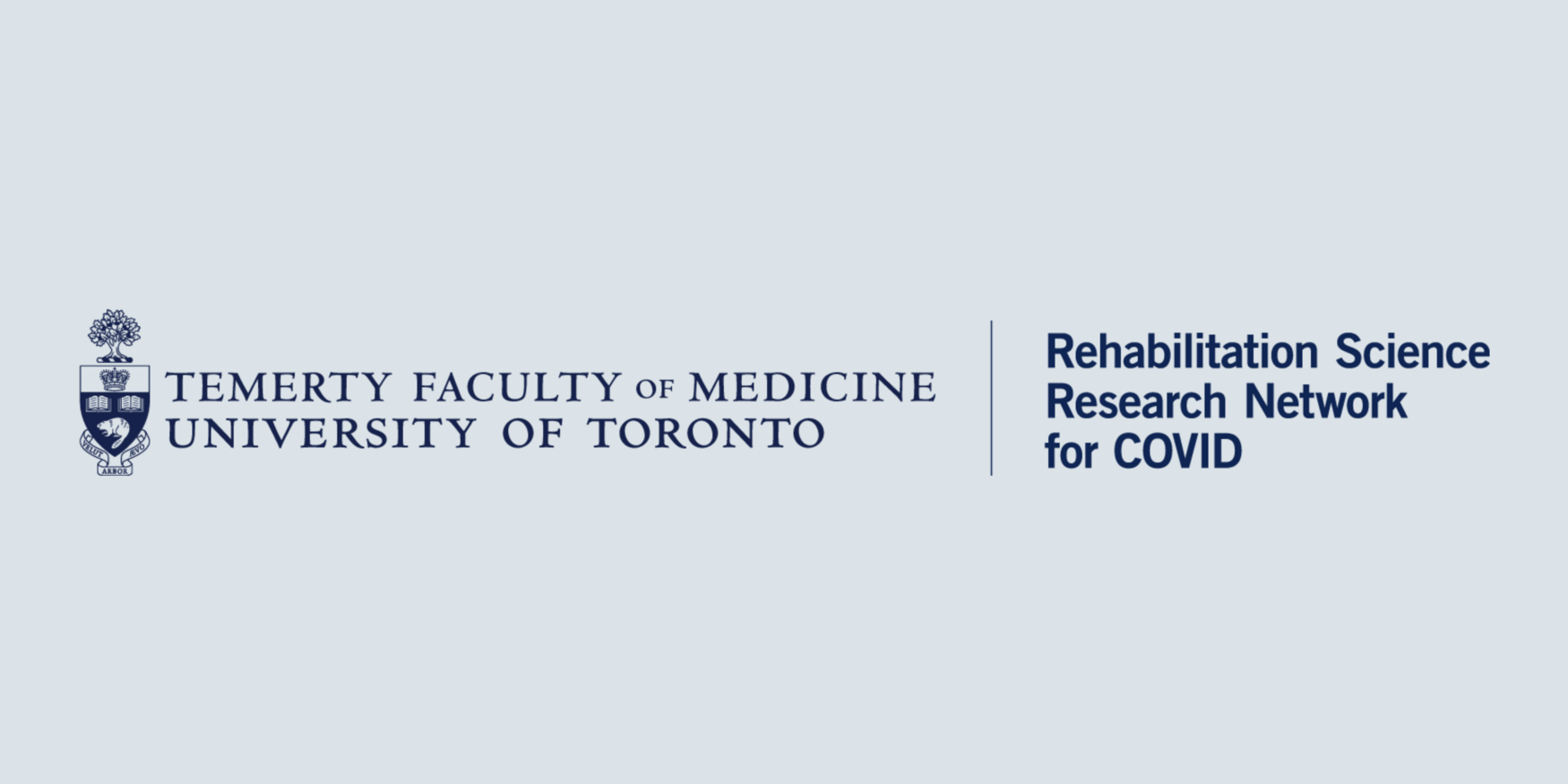 Logo for the Rehabilitation Science Research Network for COVID